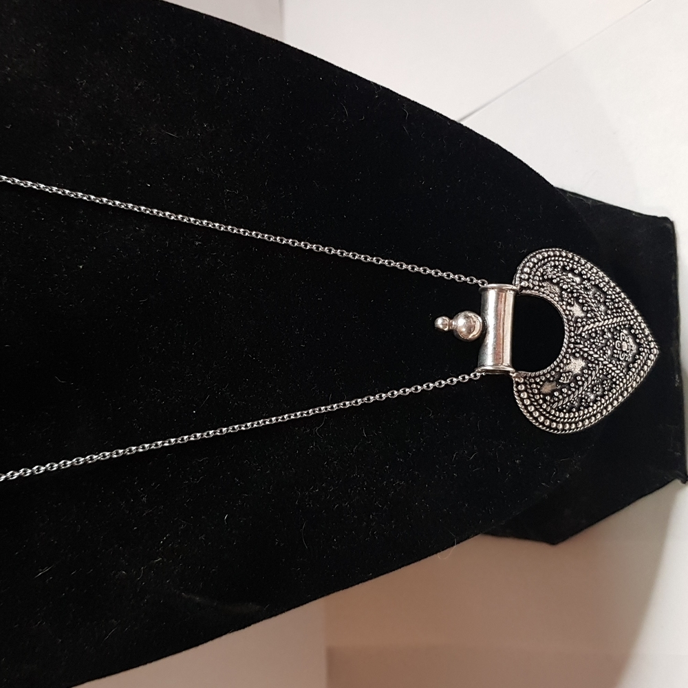 Solid Sterling Silver Necklace - image 1